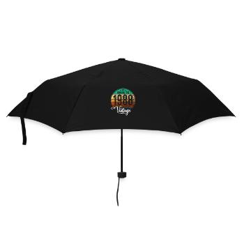Millésime Fabriqué en 1988 Année de naissance 1988 Anniversaire - Parapluie standard - noir - Devant
