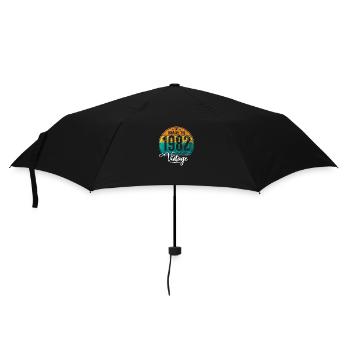 Vintage Made in 1982 Year of birth 1982 Birthday - Umbrella (small) - black - Front