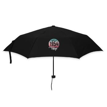 Millésime fabriqué en 1954 Année de naissance 1954 Anniversaire - Parapluie standard - noir - Devant