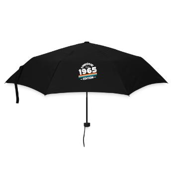 Unique seit 1965 Edition Geburtstag Vintage 1965 - Regenschirm (klein) - Schwarz - Vorne