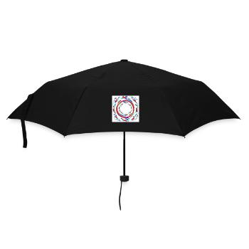 Colorful spirals - - Umbrella (small) - black - Front