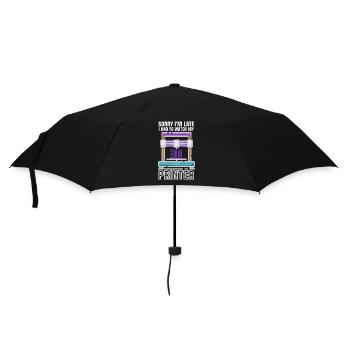Sorry I'm Too Late - 3D Printer 3D Printing - Umbrella (small) - black - Front