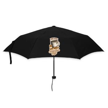 Einige Helden Tragen Umhänge - Andere Kochen - Regenschirm (klein) - Schwarz - Vorne