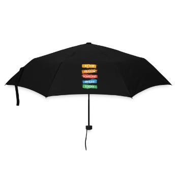 Be the reason someone smiles today - Umbrella (small) - black - Front