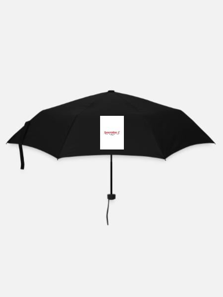 Generation Z - Regenschirm (klein) - Schwarz