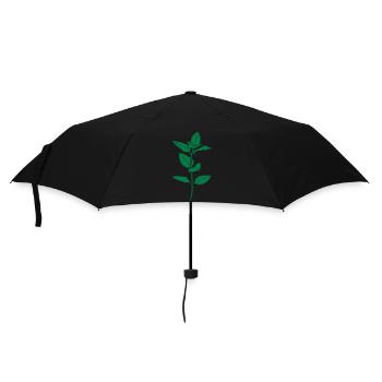Heilkraut - Regenschirm (klein) - Schwarz - Vorne