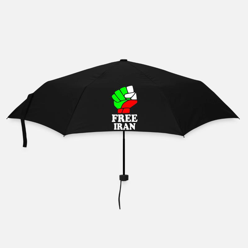 Free iran - Regenschirm (klein) - Schwarz