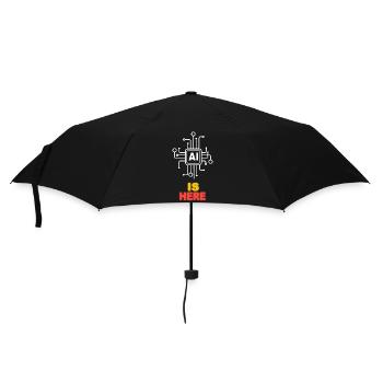 L’IA EST LÀ - Parapluie standard - noir - Devant
