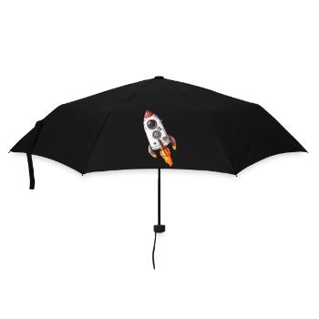 Espace de fusée - Parapluie standard - noir - Devant
