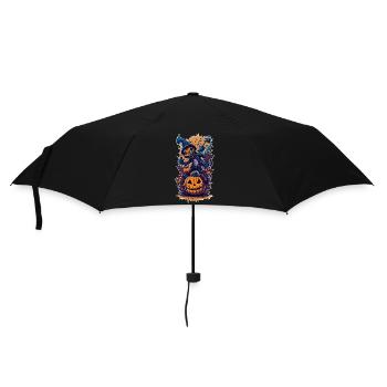 Halloween Pumpkin Monster - Umbrella (small) - black - Front