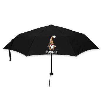 hohoho Noël gnome bande dessinée icône mignonne icône - Parapluie standard - noir - Devant