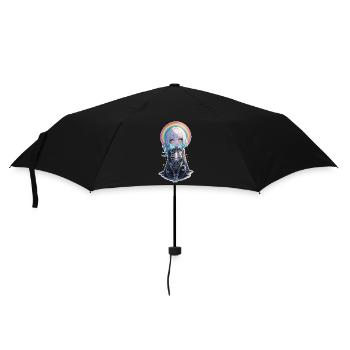 Halloween - Rock & Rainbow - Umbrella (small) - black - Front
