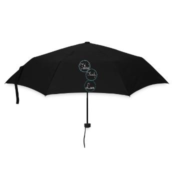 birthday present idea bird photography - Umbrella (small) - black - Front