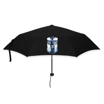 jesus bible christian religion christian cross christian - Umbrella (small) - black - Front