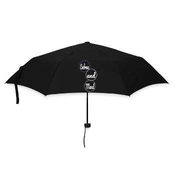 statement happy fun humor support network cool - Regenschirm (klein) - Schwarz - Vorne