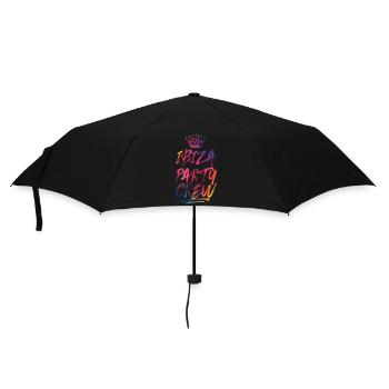 Ibiza Party Crew Colorful - Umbrella (small) - black - Front