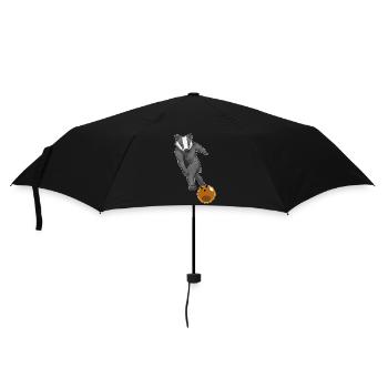Dachs Bowling Bowlingkugel - Regenschirm (klein) - Schwarz - Vorne