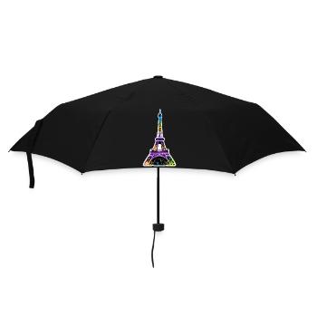Eiffel tower #5 - Umbrella (small) - black - Front