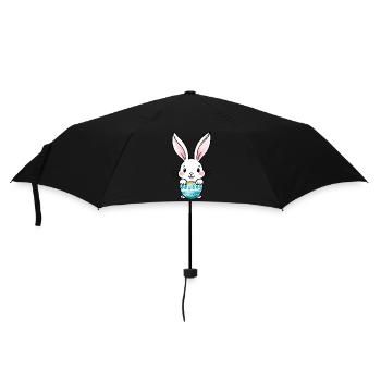 Easter Bunny Easter Watercolor - Umbrella (small) - black - Front