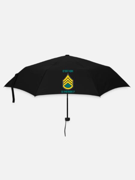 Wer ist der ? - Regenschirm (klein) - Schwarz