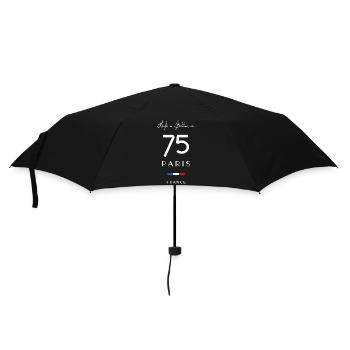Life is better in PARIS Number 75 France - Umbrella (small) - black - Front