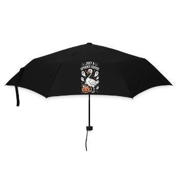 Nur eine gruselige Gans Halloween - Regenschirm (klein) - Schwarz - Vorne