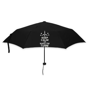 Stay calm and make them turn around - Umbrella (small) - black - Front