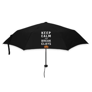 Schützenkönig Clay Pigeon Targets Schützenfest - Umbrella (small) - black - Front