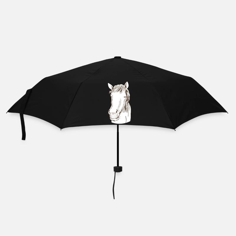 Cheval - Parapluie standard - noir