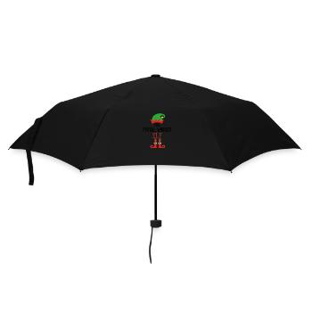 Merry Christmas Postal Worker - Umbrella (small) - black - Front