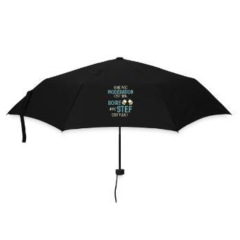 stéphane modération boire avec stef c est mieux - Parapluie standard - noir - Devant
