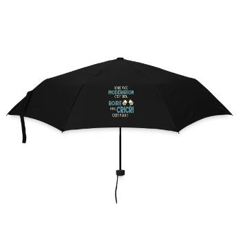 christian christhophe boire avec cricri cest mieux - Parapluie standard - noir - Devant