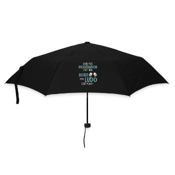 ludovic modération boire avec ludo c'est mieux - Parapluie standard - noir - Devant