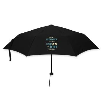 antony boire modération boire avec tony cest mieux - Parapluie standard - noir - Devant