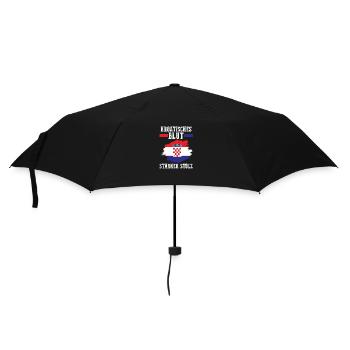 Croat Croatian Croatia - Umbrella (small) - black - Front