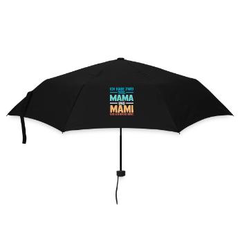 Mutter Stiefmutter Muttertag Mama - Regenschirm (klein) - Schwarz - Vorne