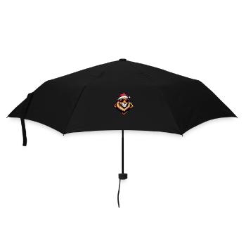 Lion Noël Cool - Parapluie standard - noir - Devant