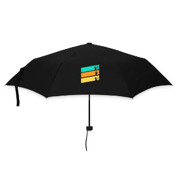 Archer Tir à l’arc - Parapluie standard - noir - Devant