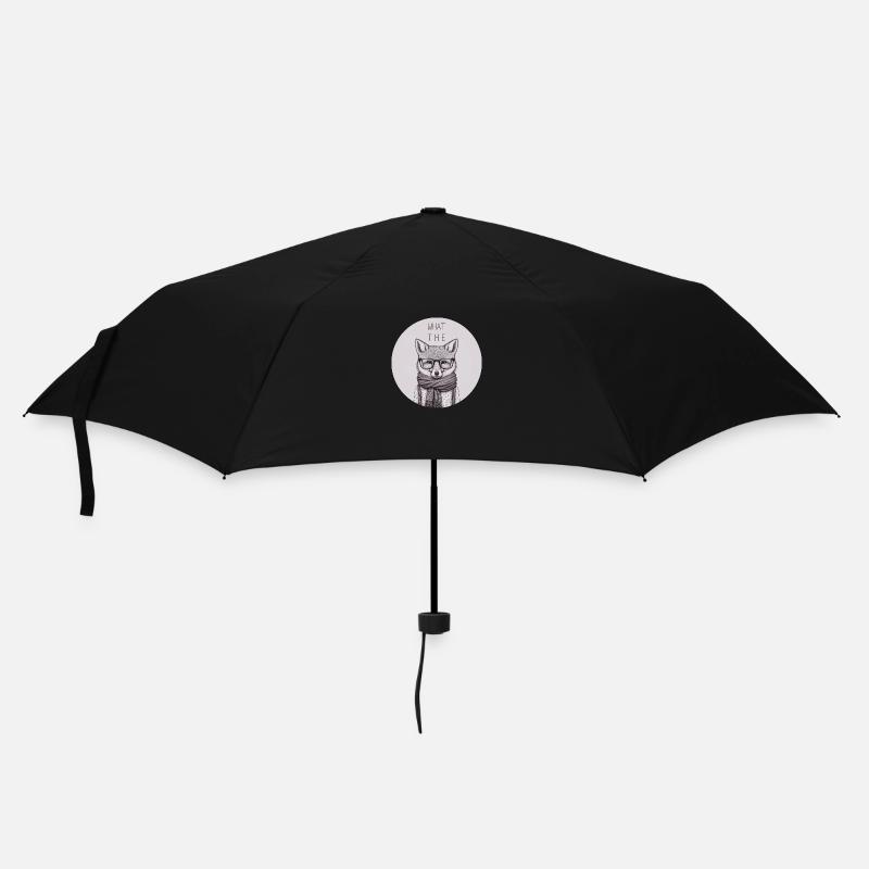 What the Fox - Umbrella (small) - black