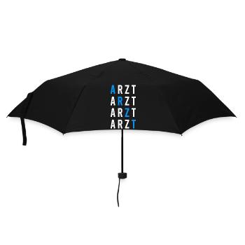 Arzt - Regenschirm (klein) - Schwarz - Vorne