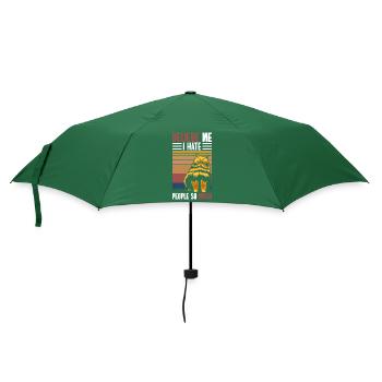 Hate Crowd Misanthrope Irony - Umbrella (small) - bottlegreen - Front