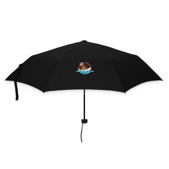 Fischer im Mondschein Mit Kind - Regenschirm (klein) - Schwarz - Vorne