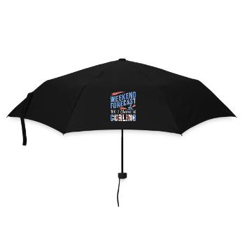Curling - Parapluie standard - noir - Devant