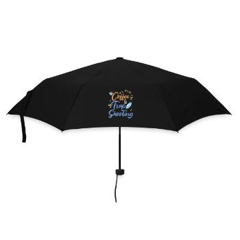Clay pigeon shooting - Umbrella (small) - black - Front