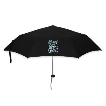 Knitting knitting needle wool funny - Umbrella (small) - black - Front