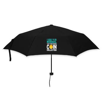 Coin collectors collect coins - Umbrella (small) - black - Front