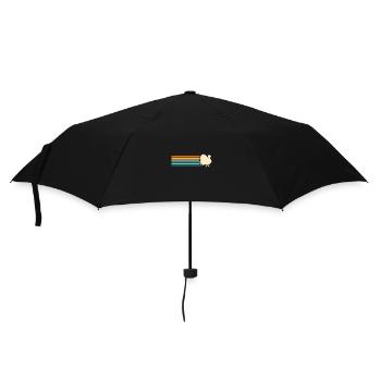 Hühner Hahn Truthahn - Regenschirm (klein) - Schwarz - Vorne
