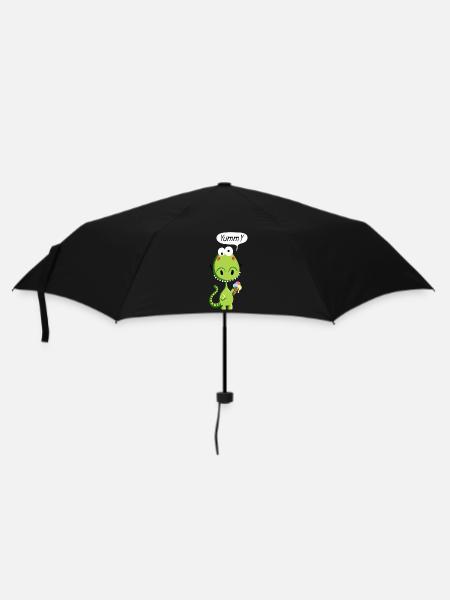 Drôle Dragon - Dragons - Comique - Parapluie standard - noir