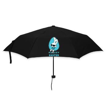 Frohe Ostern - Regenschirm (klein) - Schwarz - Vorne