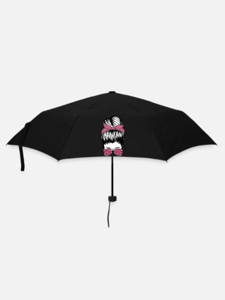 Rétro Rockabilly Girl Cadeau - Parapluie standard - noir